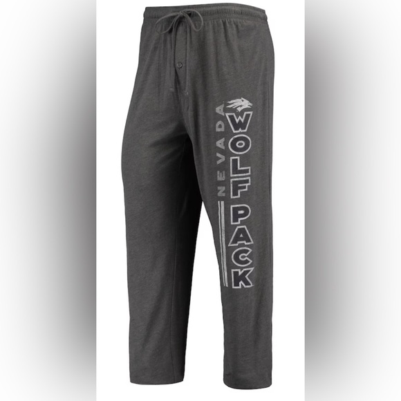 Men’s Nevada Wolf Pack Concepts Sport Charcoal Lounge Pants/Sleepwear~2XL~NWOT - Picture 1 of 8